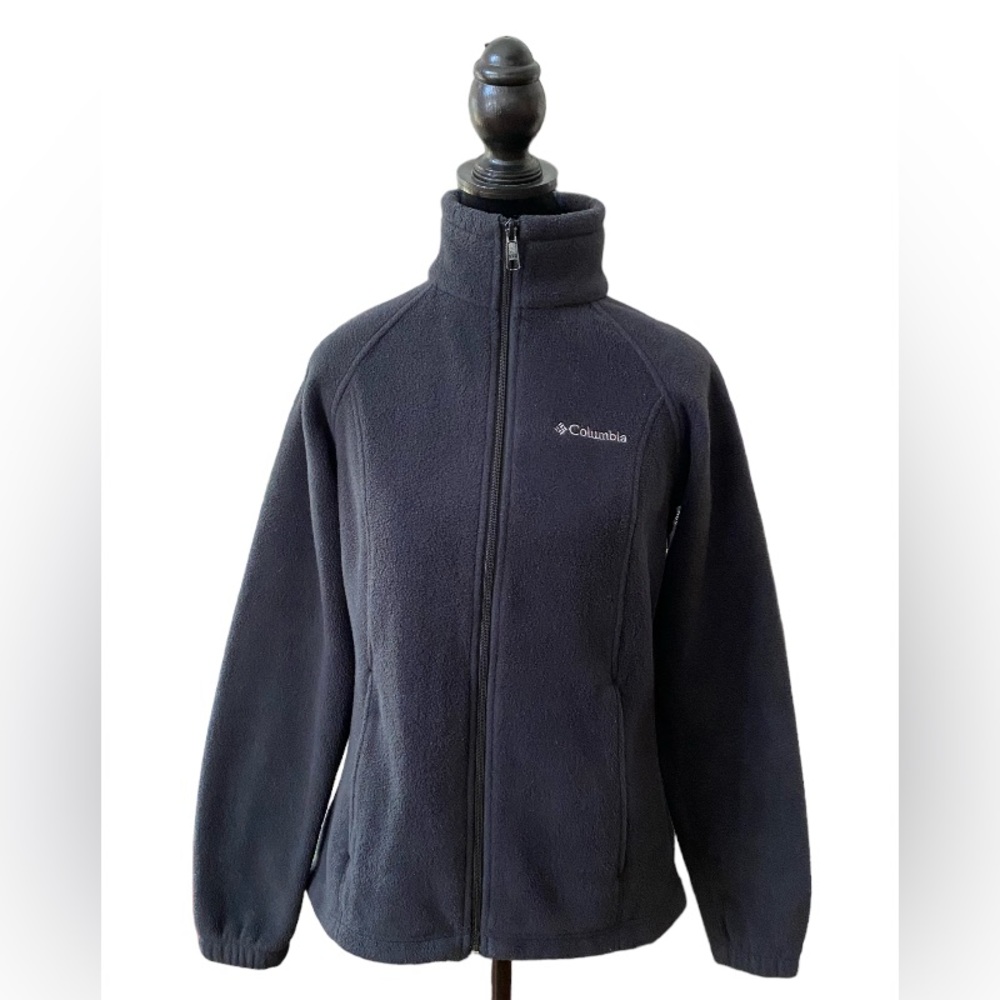 Columbia: Slate Charcoal Black Fleece Jacket